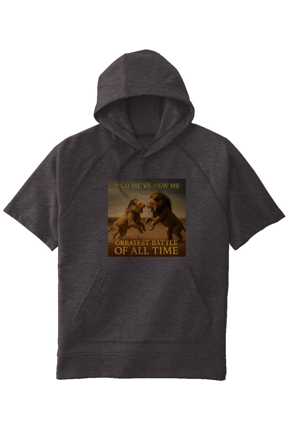 Tri-Blend Fleece  S/S Hooded Pullover