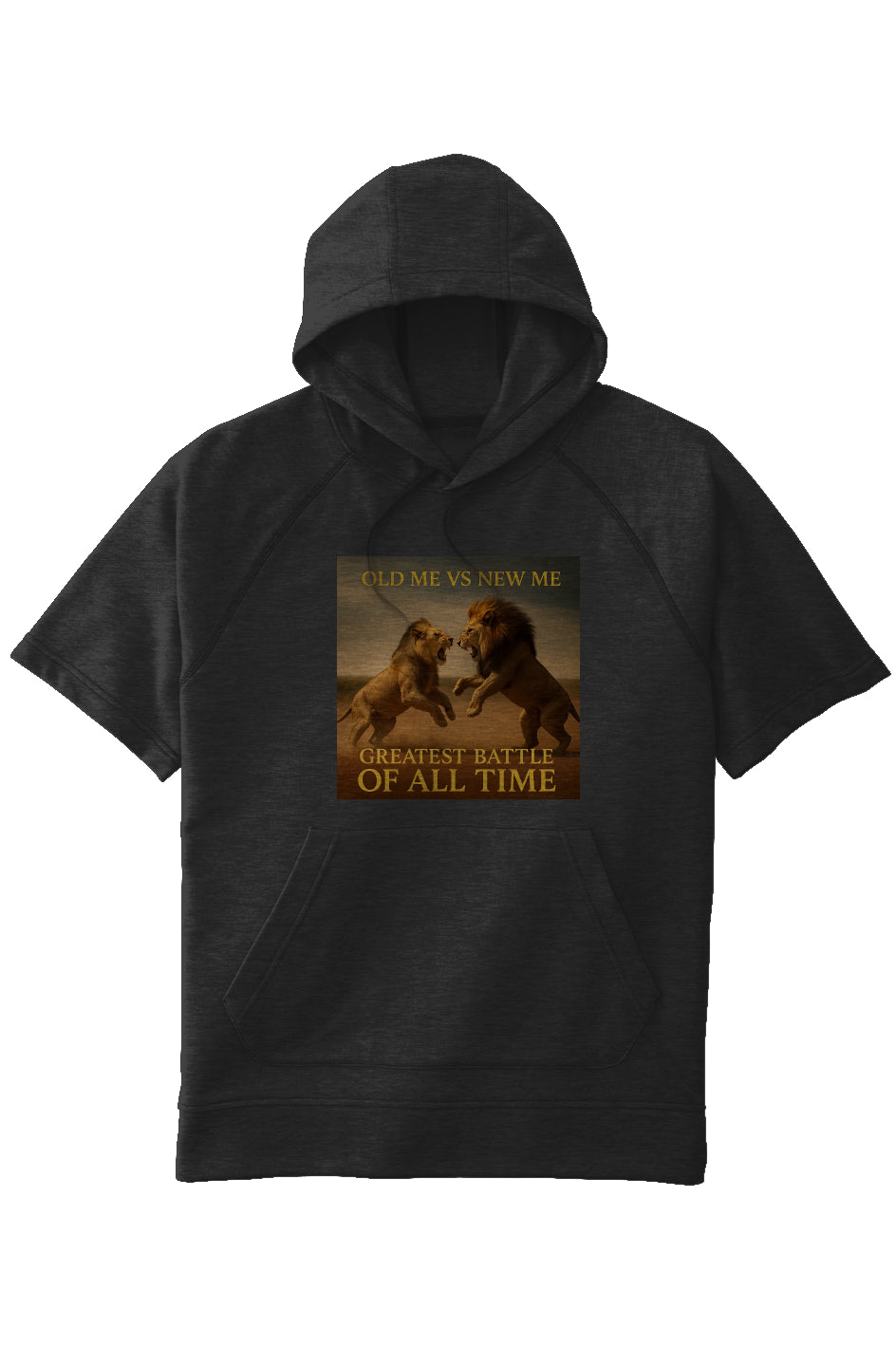 Tri-Blend Fleece  S/S Hooded Pullover