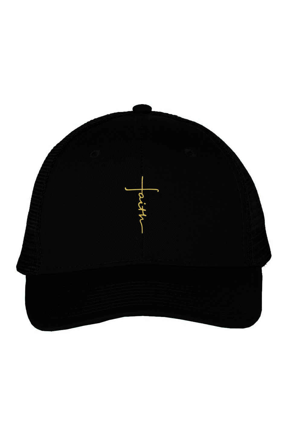 Mesh-Back Twill Trucker Cap