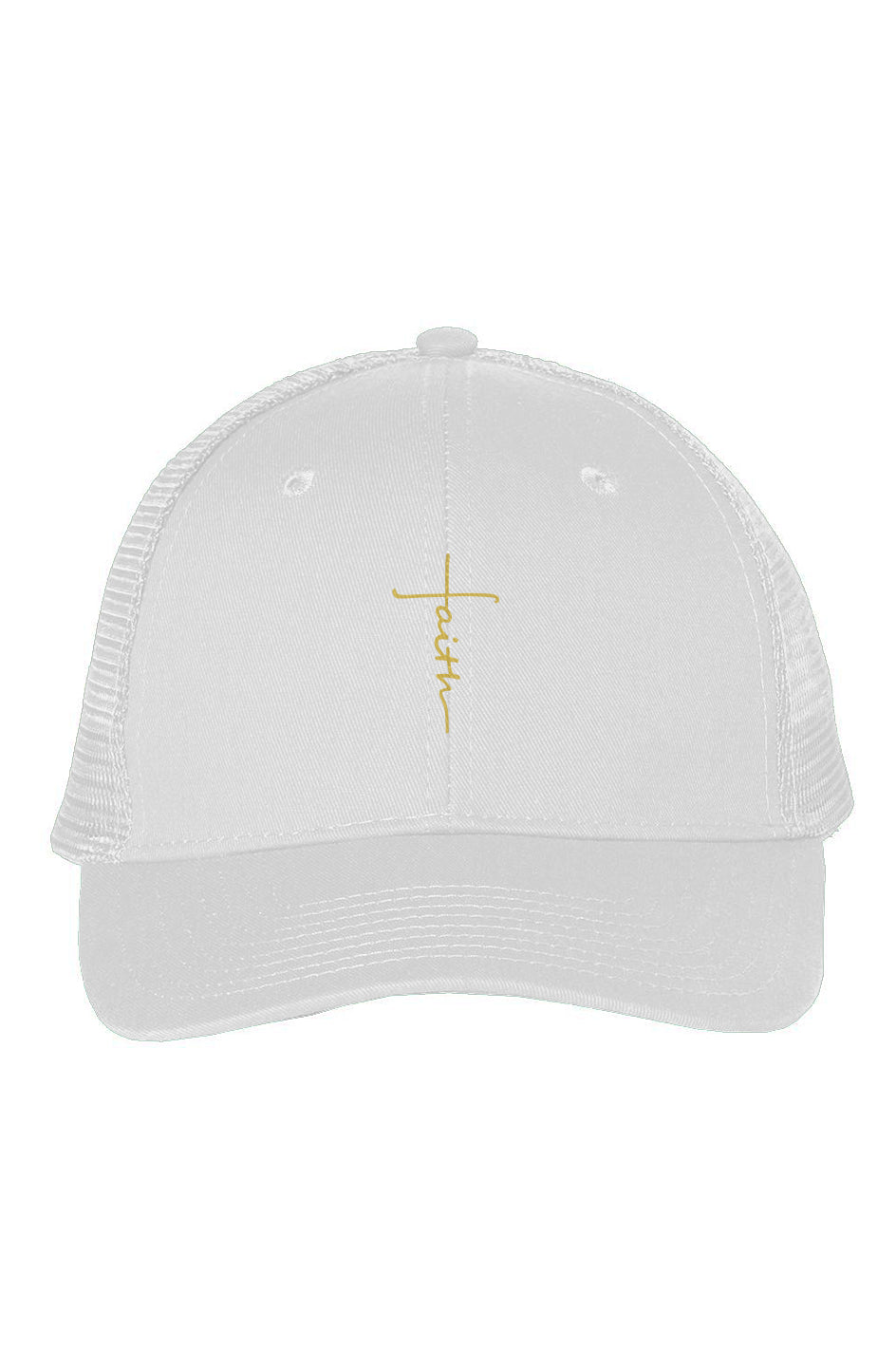 Mesh-Back Twill Trucker Cap