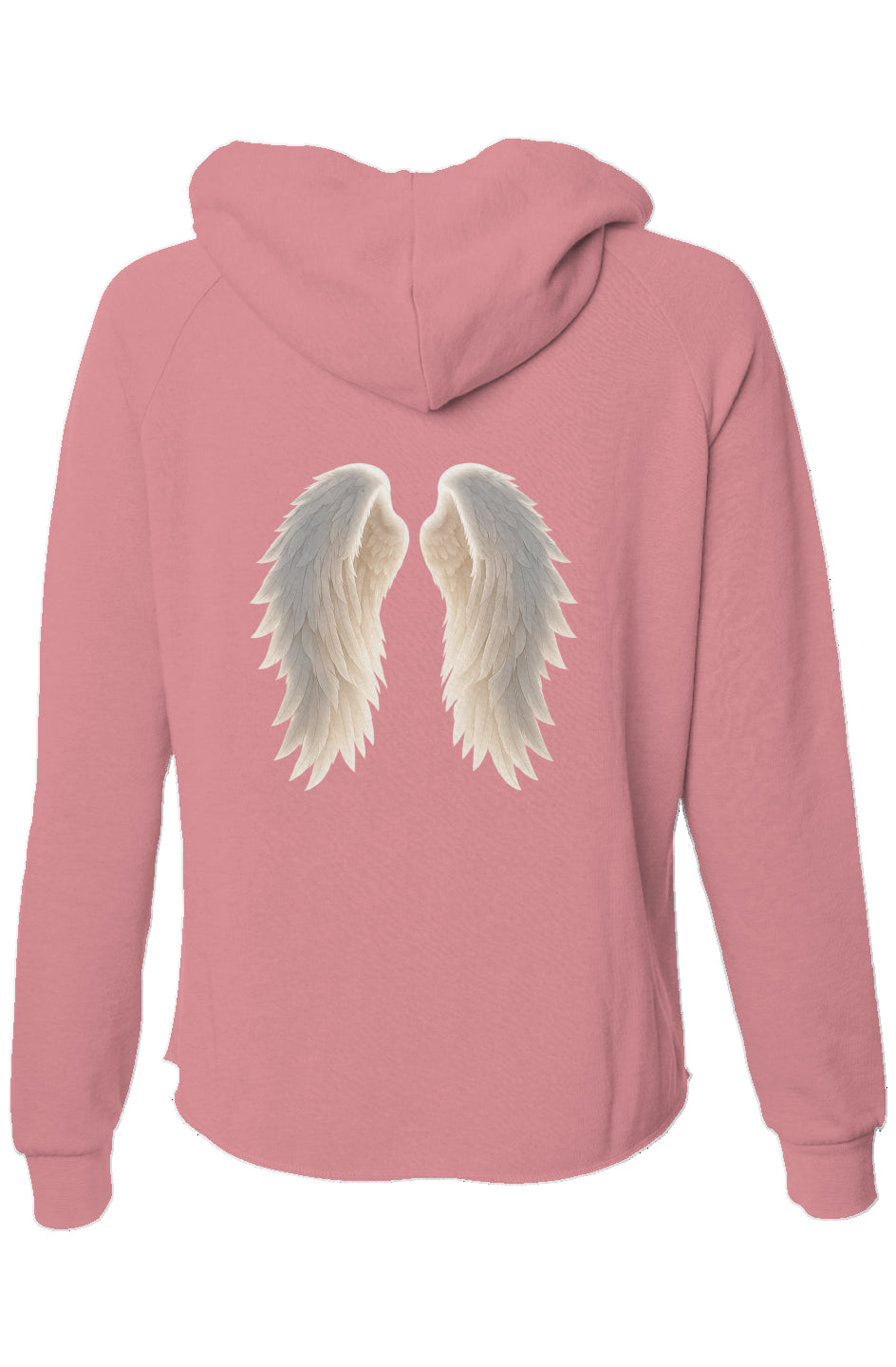 Womens Lightweight Wash Zip Hoodie