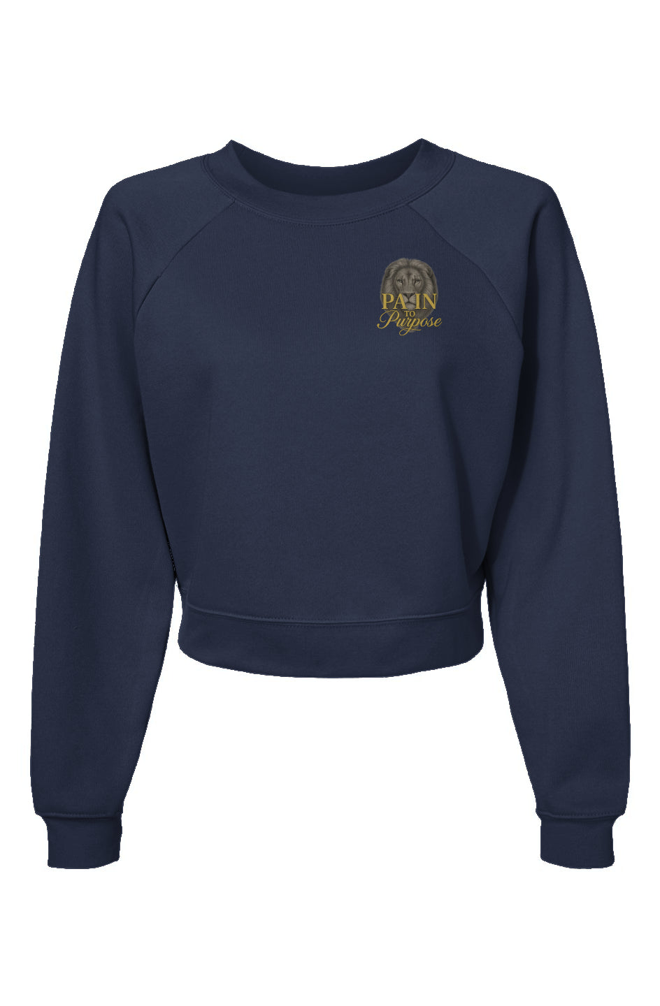 Womens Raglan Pullover Fleece Sweatshirt