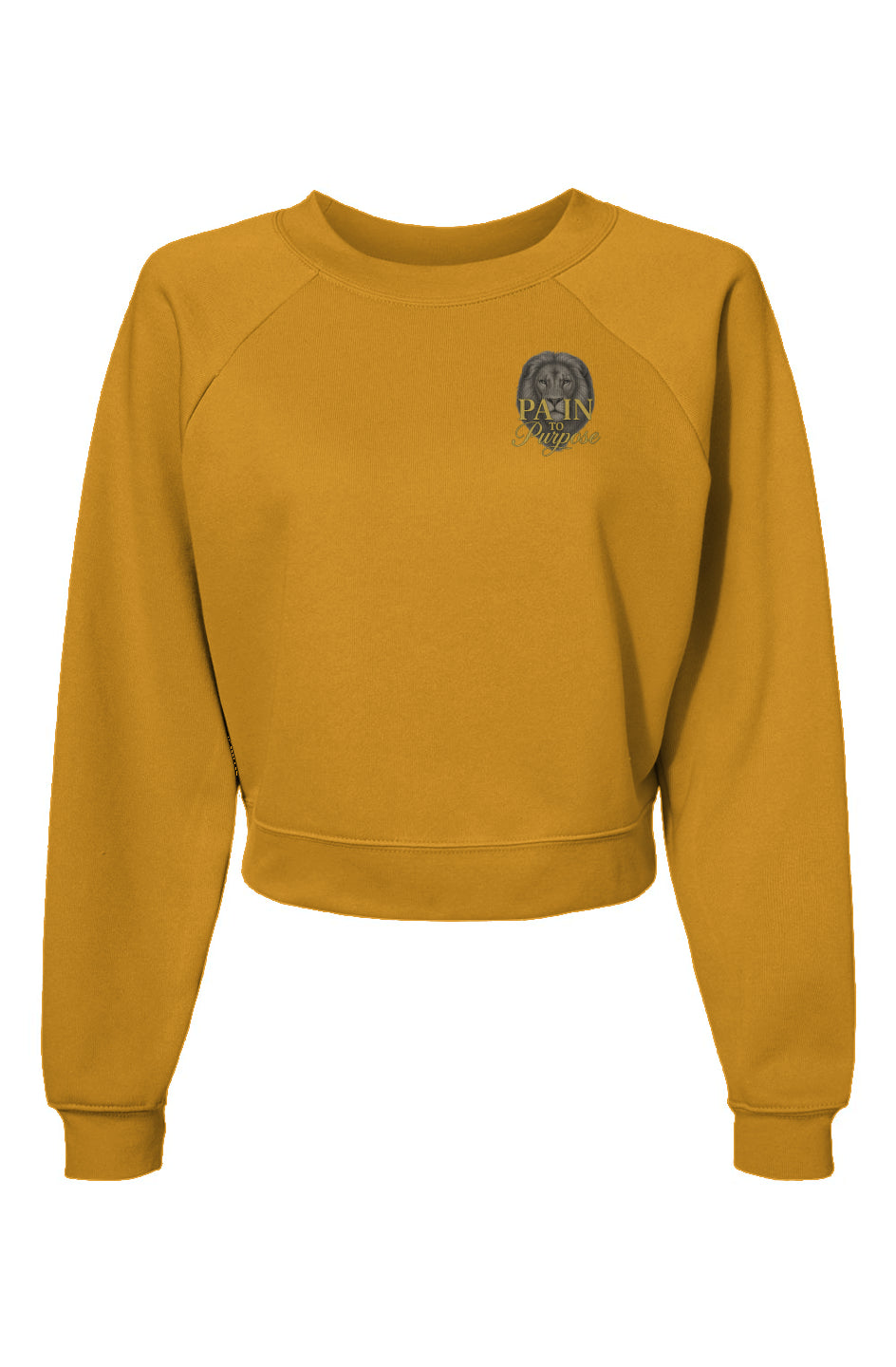 Womens Raglan Pullover Fleece Sweatshirt