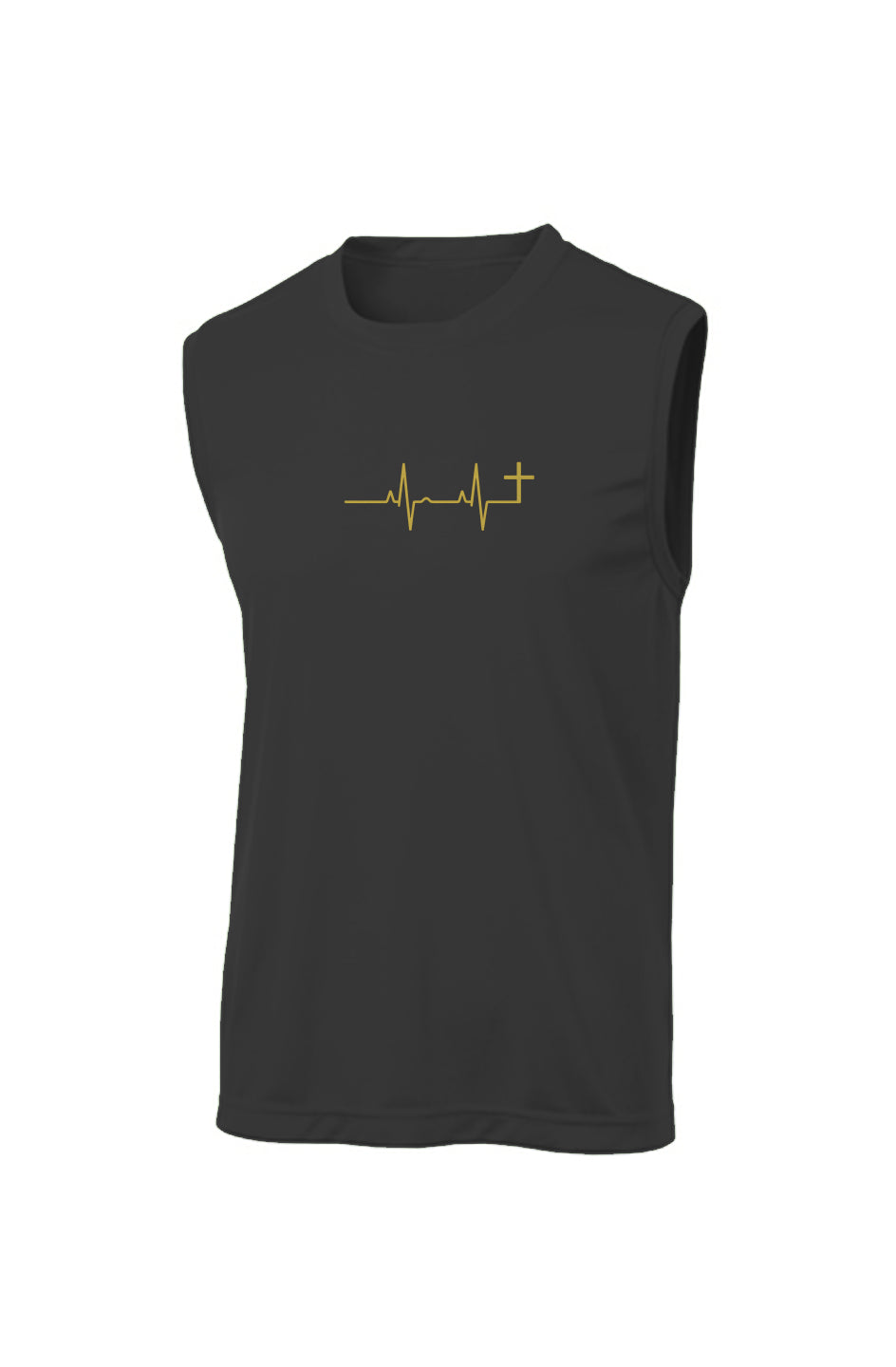 Heartbeat Cross Sleeveless Tank