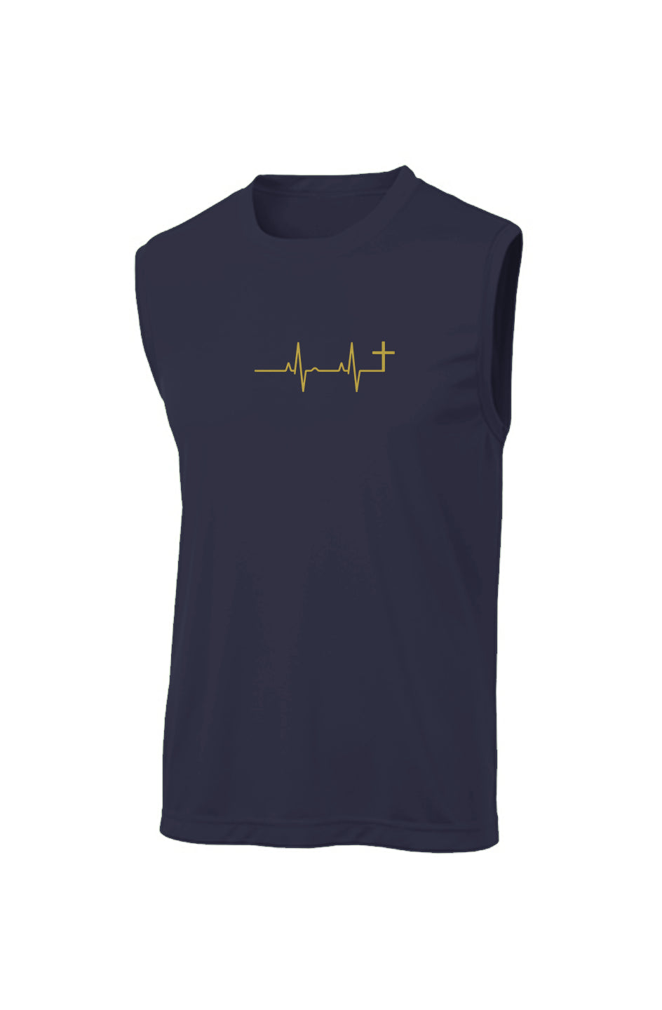 Heartbeat Cross Sleeveless Tank