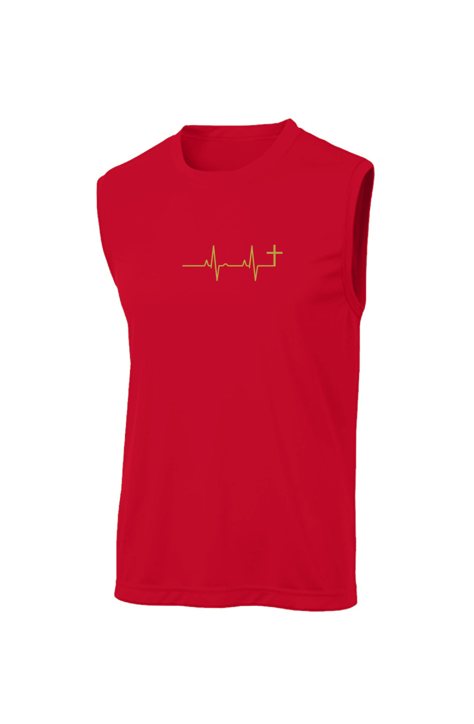 Heartbeat Cross Sleeveless Tank