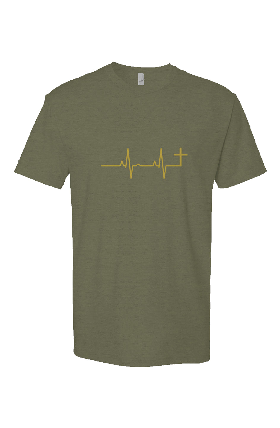 Cross Heartbeat Short Sleeve T shirt
