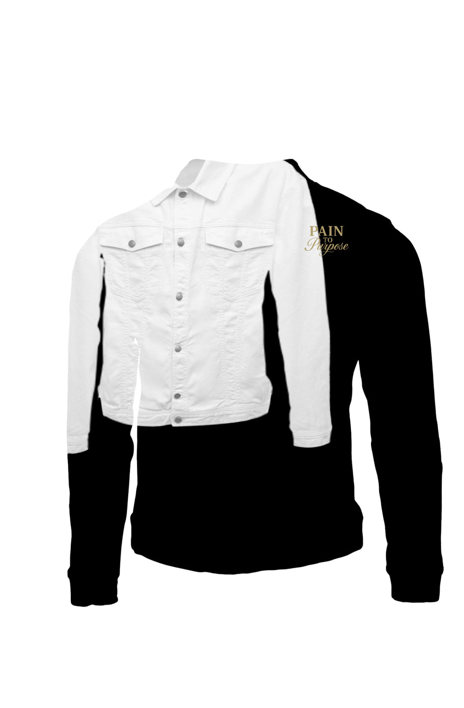 Unisex Pain To Purpose Denim Jacket