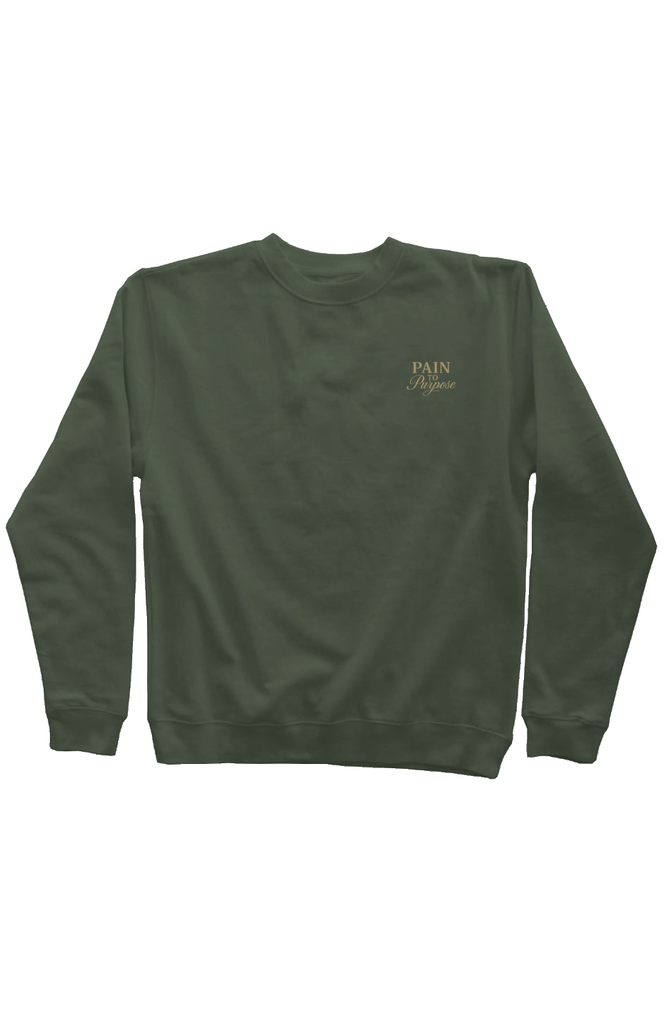 Pain To Purpose Embroidered Mid Weight Sweatshirt