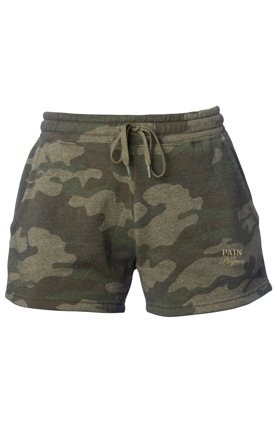 Pain To Purpose Forest Camo Heather Shorts