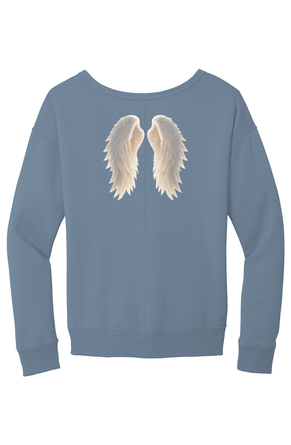 Pain To Purpose Angel Wings V Neck Sweatshirt