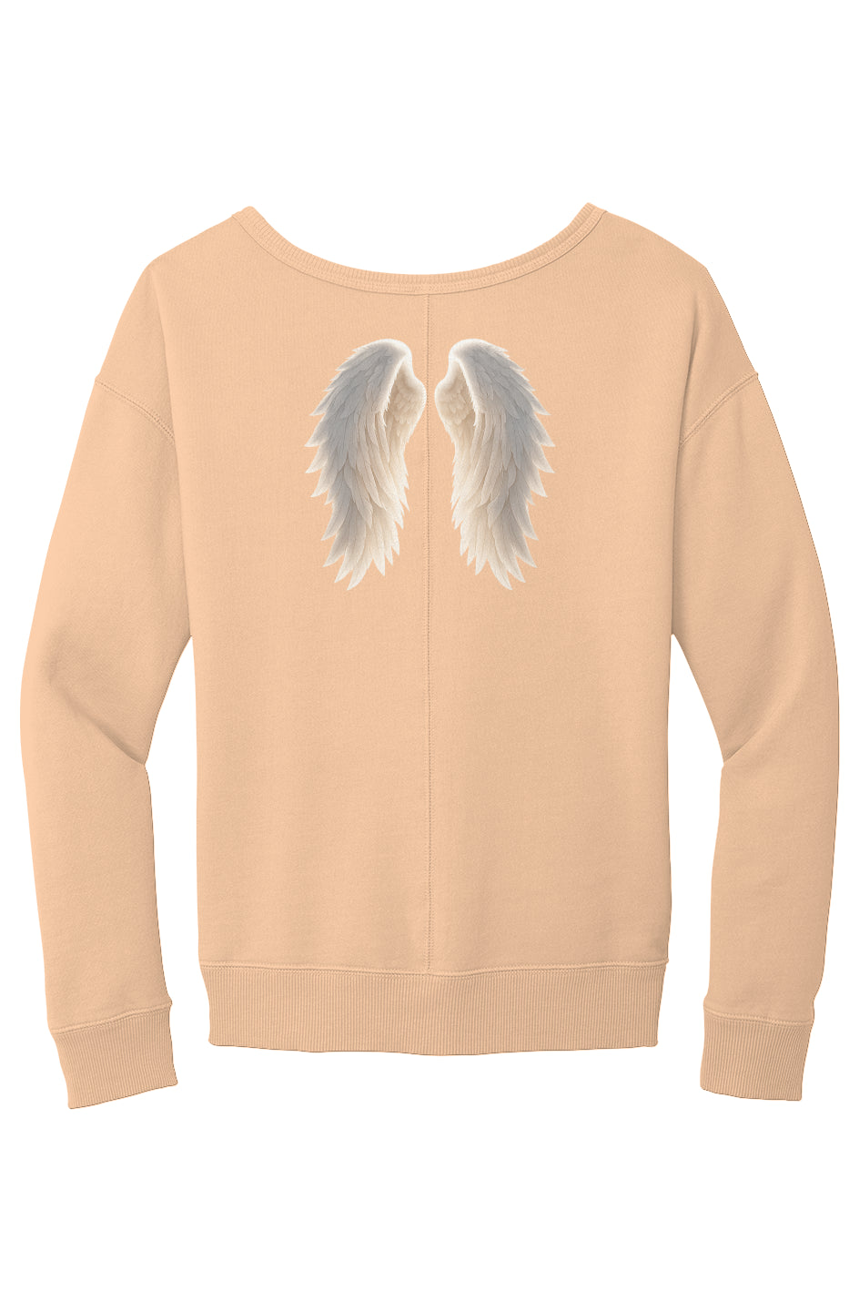 Pain To Purpose Angel Wings V Neck Sweatshirt