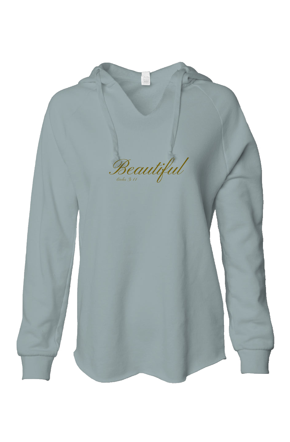 Pain To Purpose Embroidered Beautiful Women's Lightweight Wash Hooded Sweatshirt