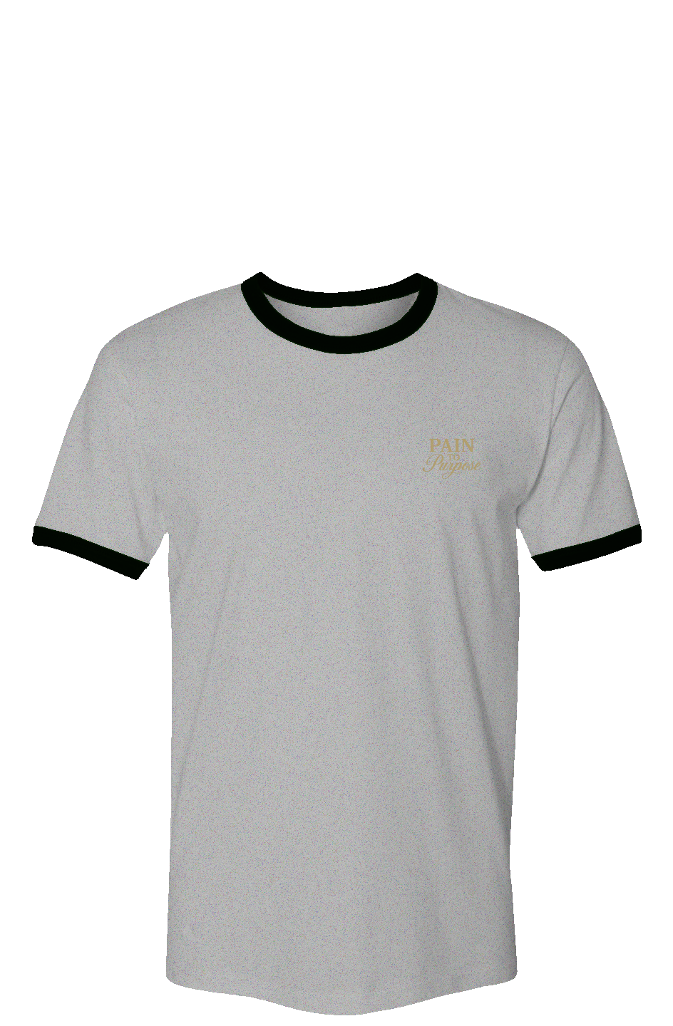 Pain To Purpose Embroidered Vintage Ringer T-Shirt