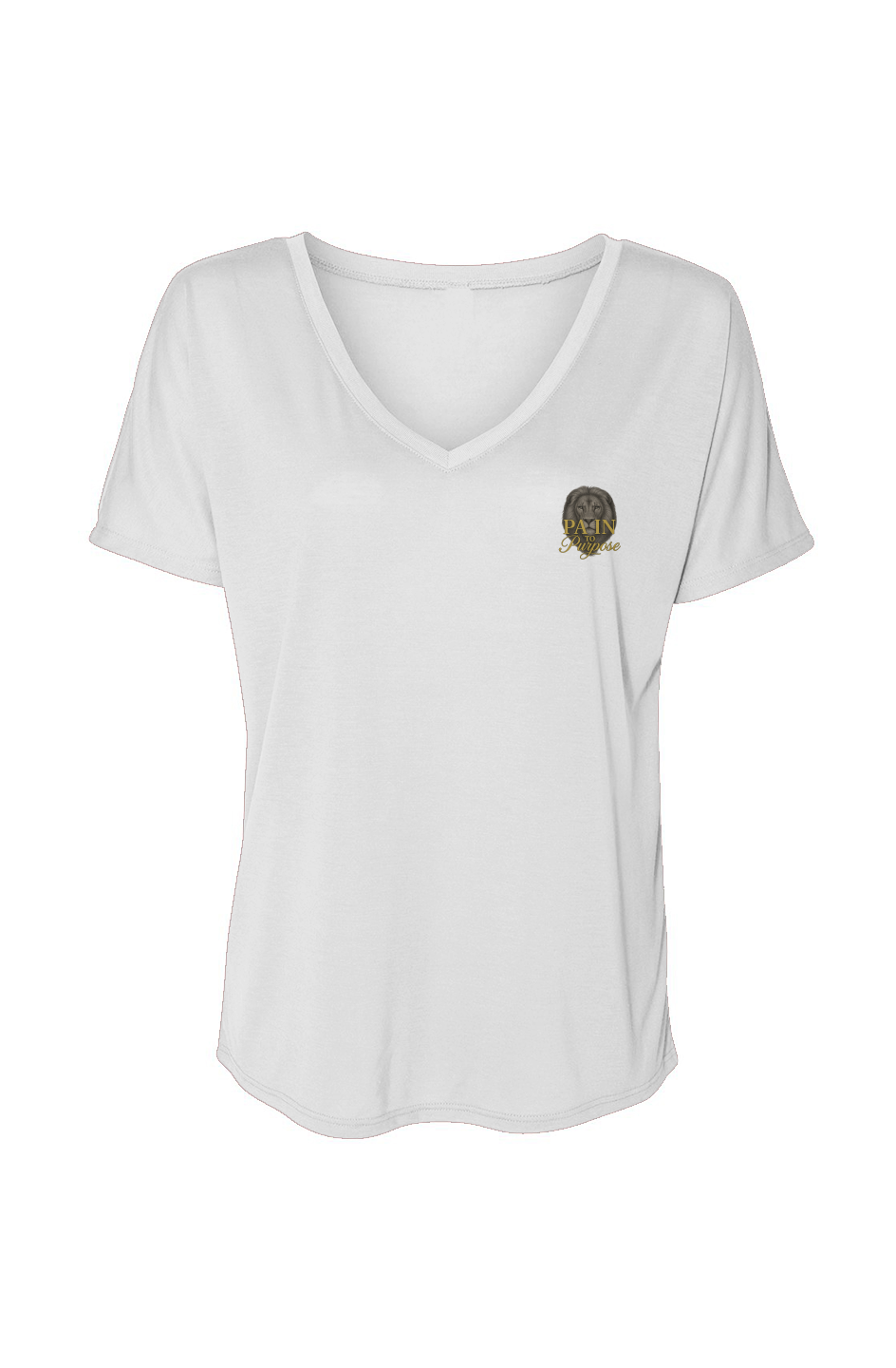 Pain To Purpose Women’s Slouchy V-Neck Tee