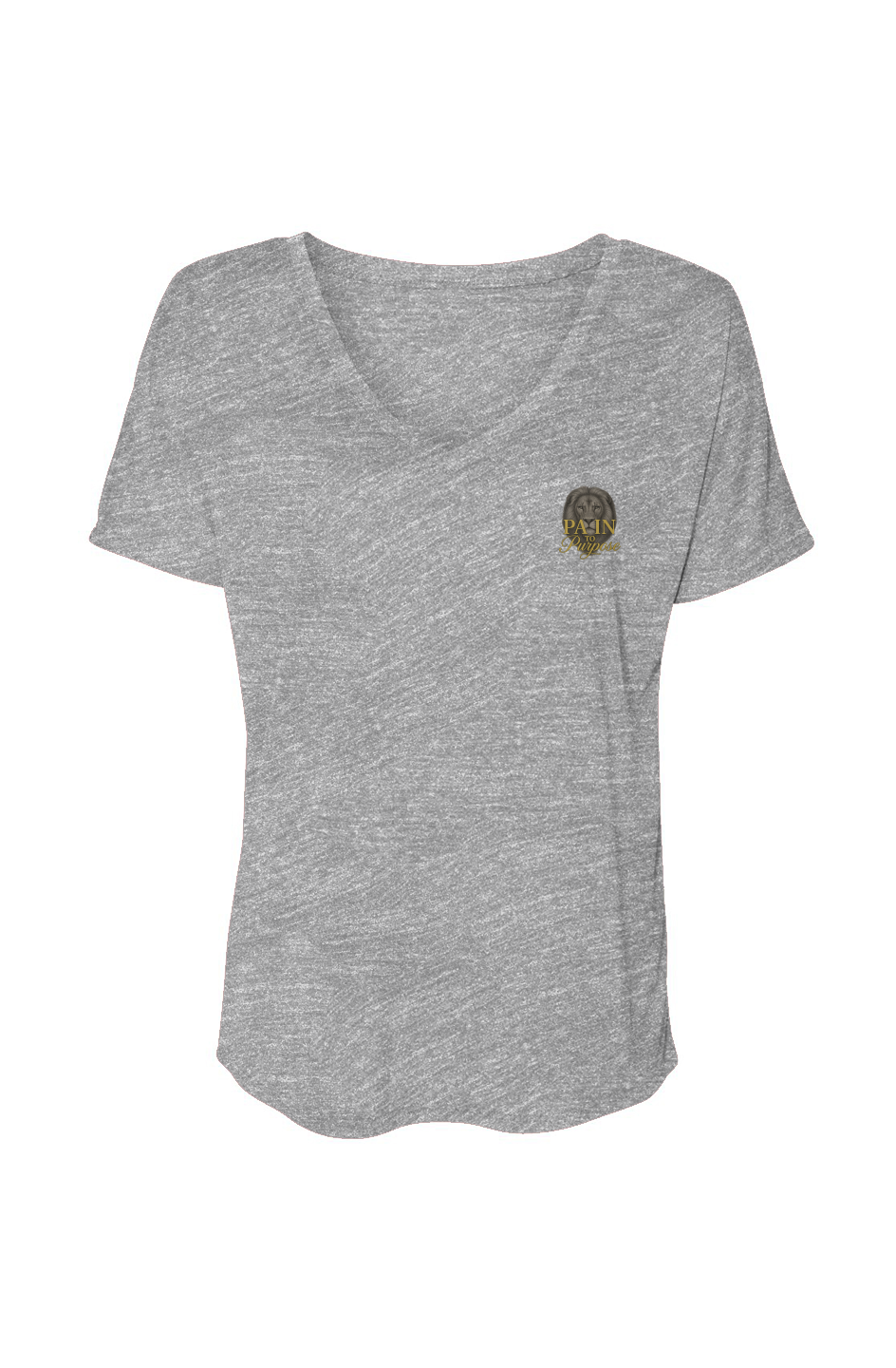 Pain To Purpose Women’s Slouchy V-Neck Tee