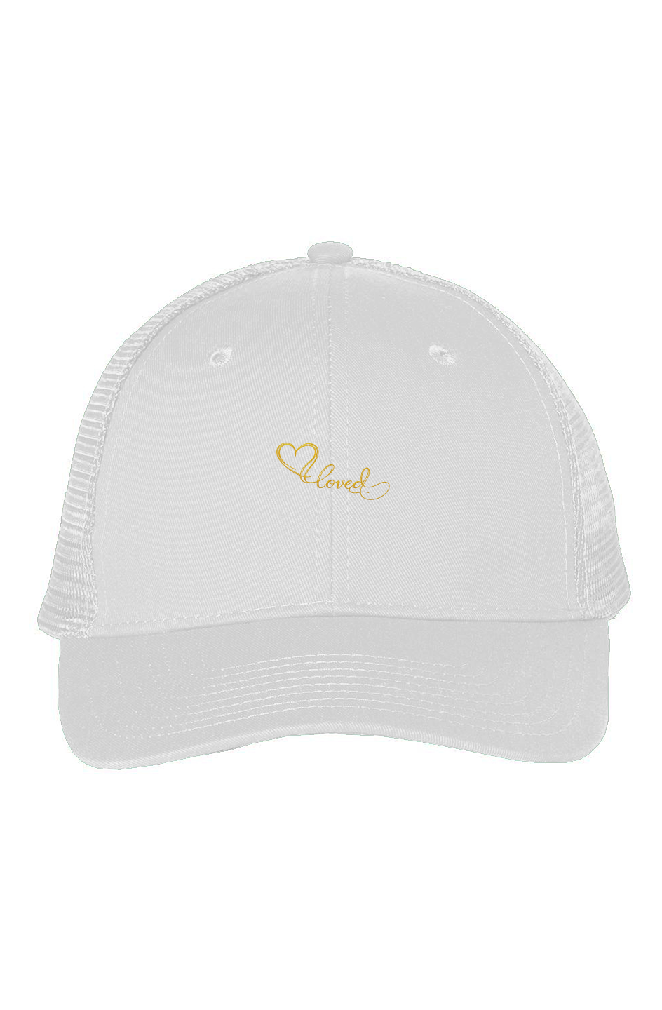 Pain To Purpose Embroidered Loved Mesh-Back Twill Trucker Cap