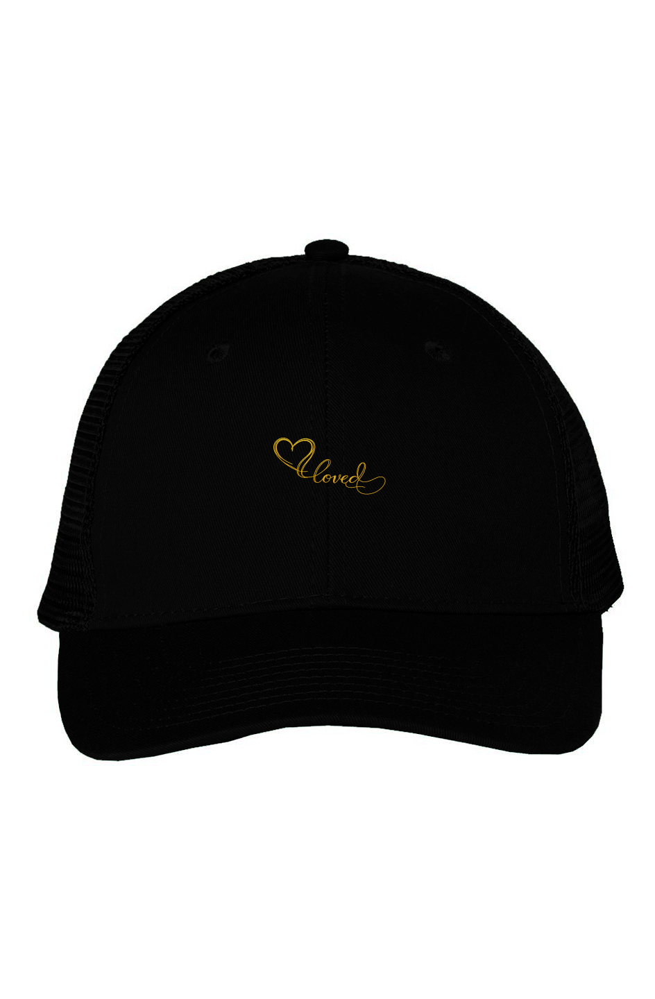 Pain To Purpose Embroidered Loved Mesh-Back Twill Trucker Cap