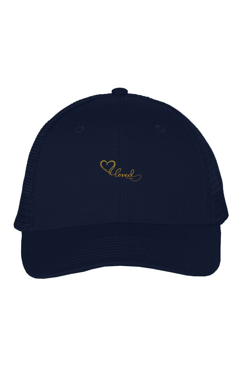Pain To Purpose Embroidered Loved Mesh-Back Twill Trucker Cap