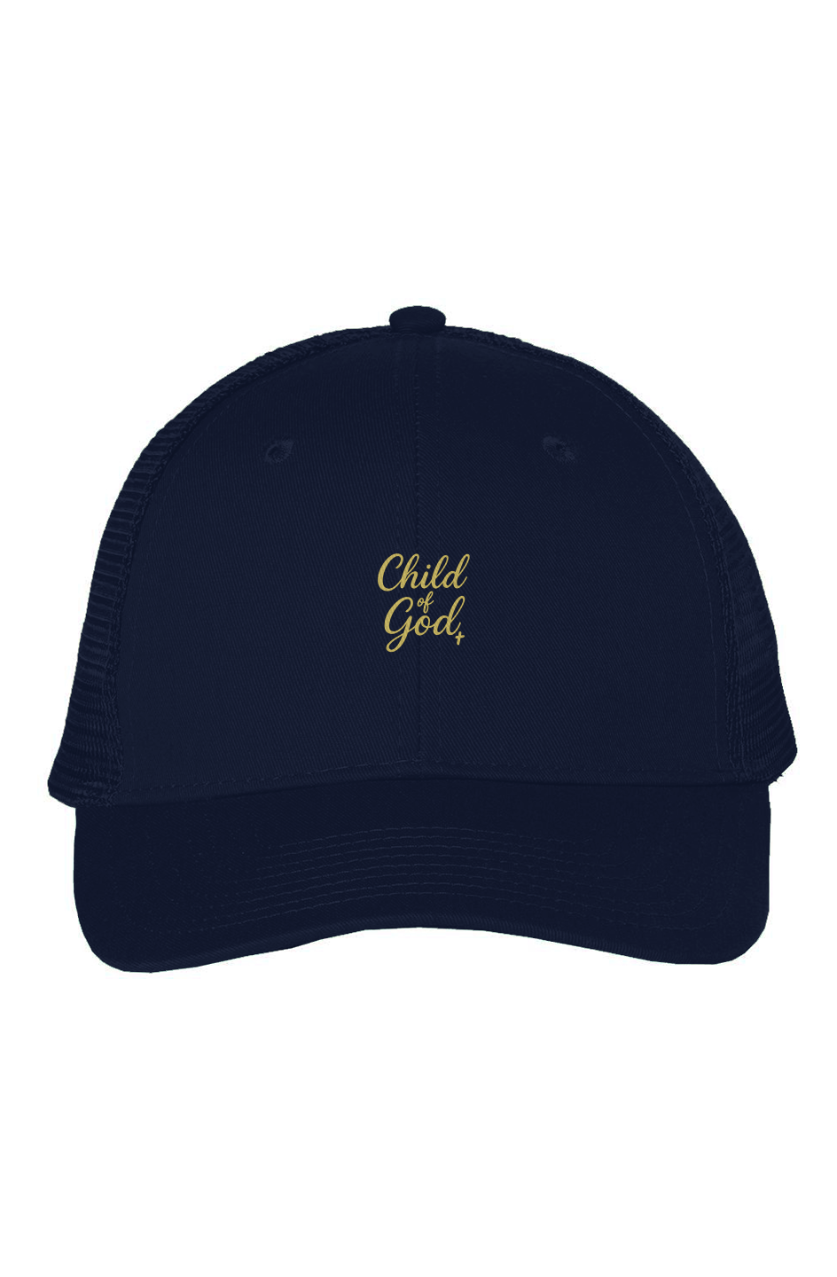 Pain To Purpose Embroidered Child of God Mesh-Back Twill Trucker Cap