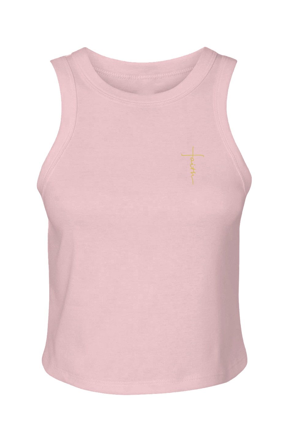 Pain To Purpose Faith Embroidered Racer Tank