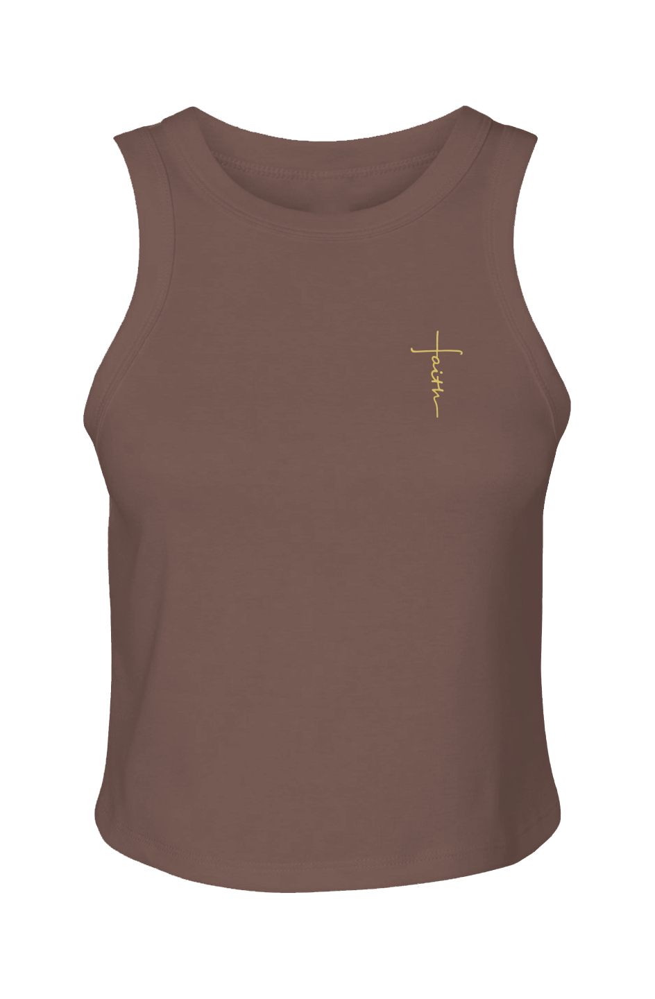 Pain To Purpose Faith Embroidered Racer Tank