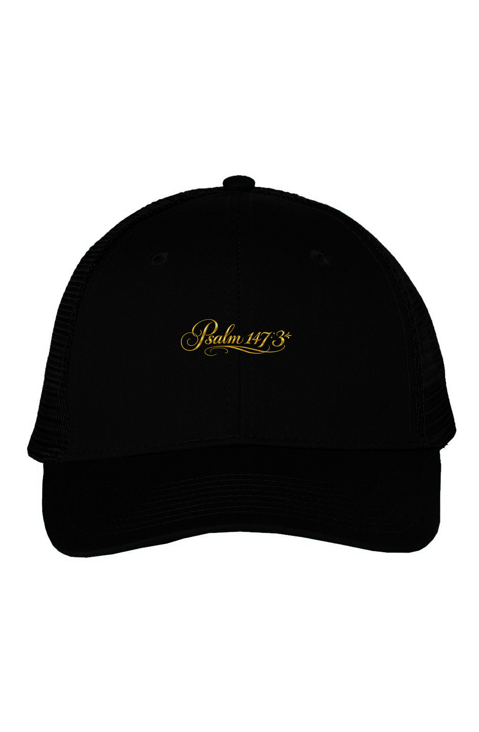 Pain To Purpose Psalm Embroidered Mesh-Back Twill Trucker Cap