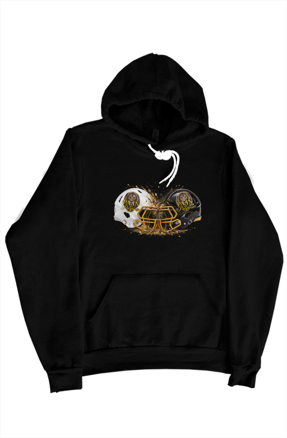 Pain To Purpose Clash of Gold and Grit Pullover Hoody