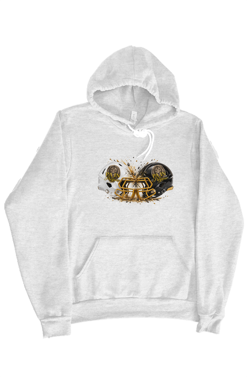 Pain To Purpose Clash of Gold and Grit Pullover Hoody