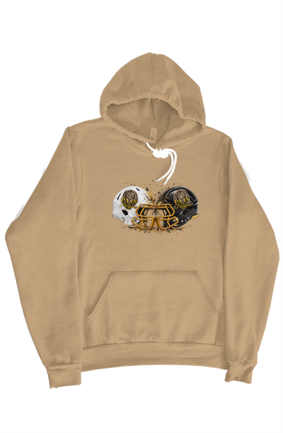 Pain To Purpose Clash of Gold and Grit Pullover Hoody