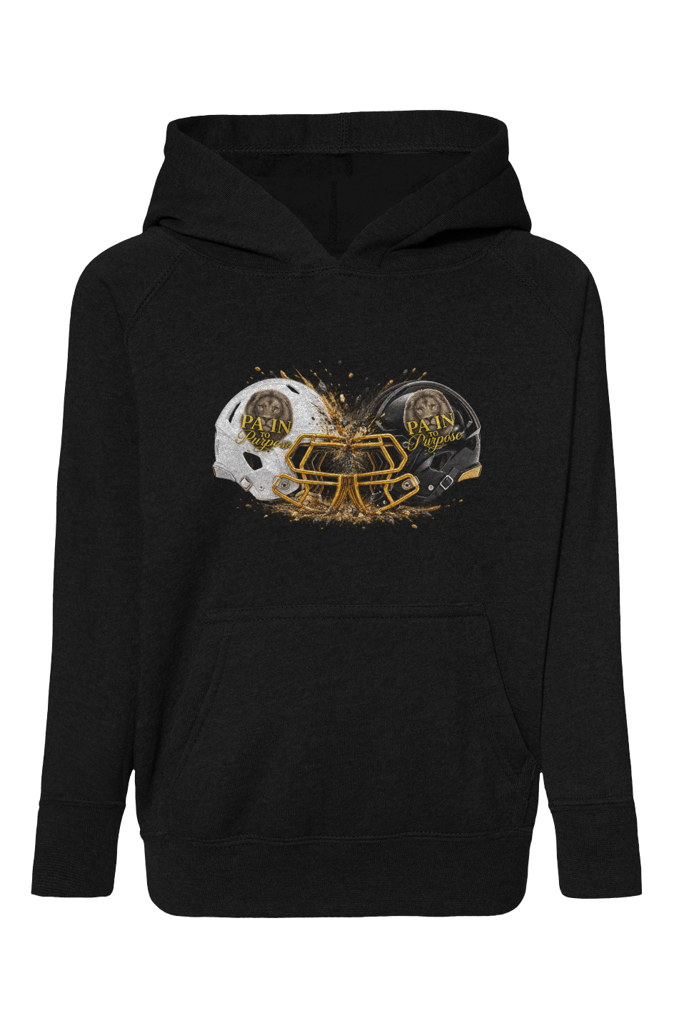 Pain To Purpose Clash of Gold and Grit Pullover Hoody