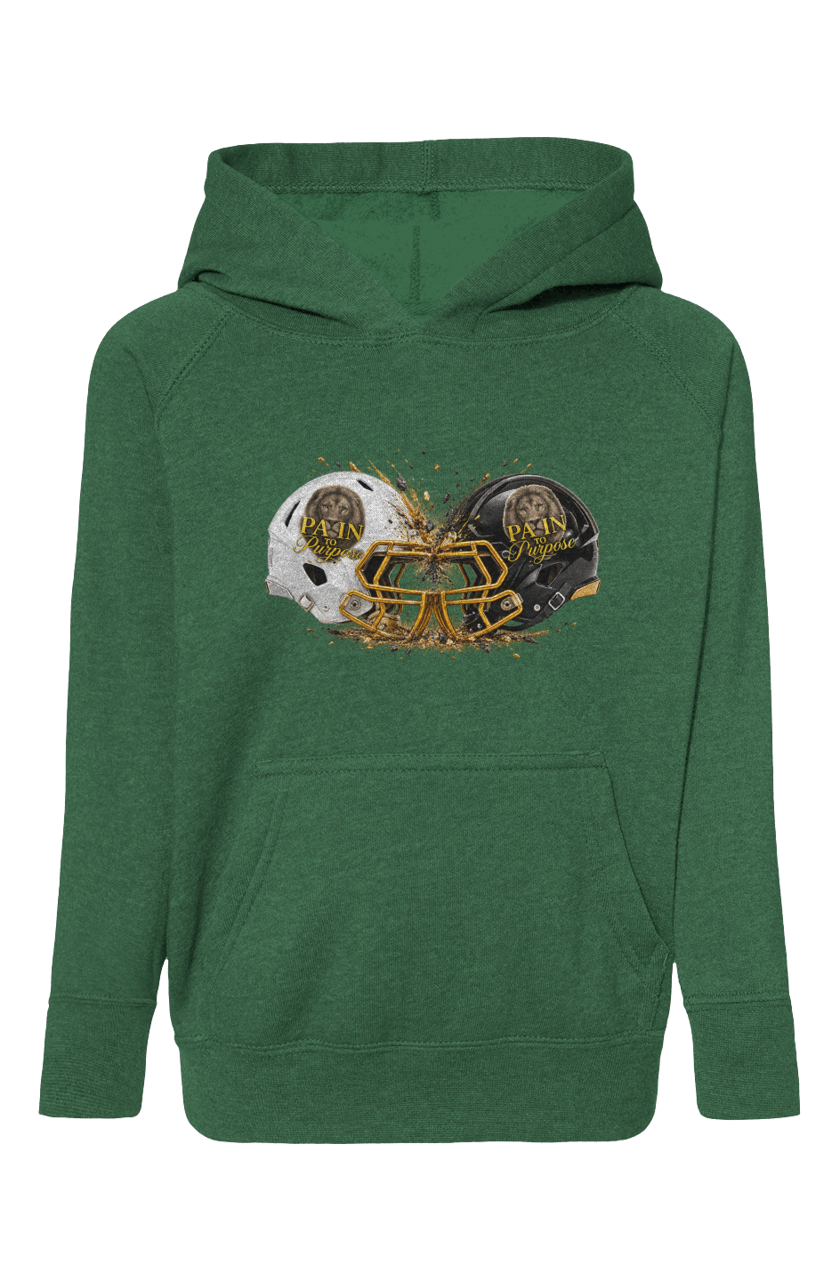 Pain To Purpose Clash of Gold and Grit Pullover Hoody