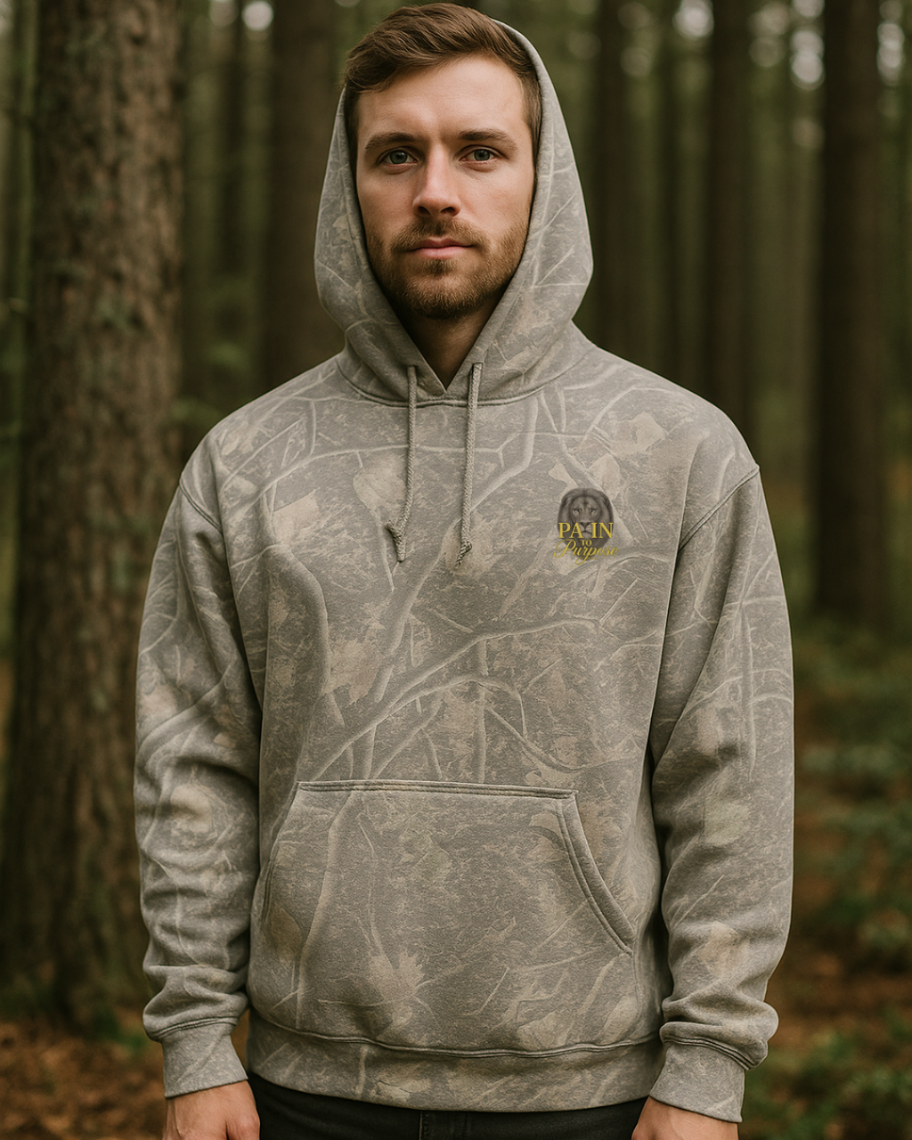 Pain To Purpose Camo Heavyweight Hoodie