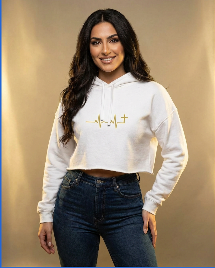 Pain To Purpose Lightweight Crop Hoodie